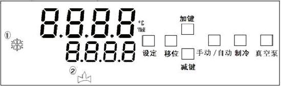 凍干機(jī)操作面板